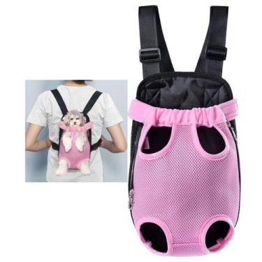 Imagem de Mochila Canguru Transporte Cachoro Gato Pet Animais Estimaçao Bolsa Vi