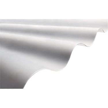 Imagem de Telha Plástica Onda Alta Leitosa 1,2mm 3,66x1,10 Metros - - Atco Telha