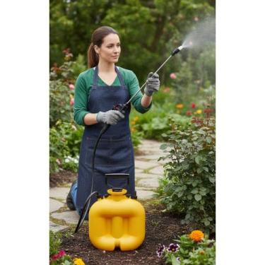 Imagem de Pulverizador Pressão 4,7L Jato Potente Jardinagem Horta - Congratulati
