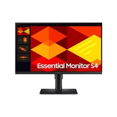 Imagem de Monitor Samsung Essencial 24 Polegadas LS24D400 100Hz FHD IPS Preto