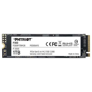 Imagem de SSD M.2 NVMe Patriot P300 1TB 2280 Leitura 2100MBs Gravação 1650MBs
