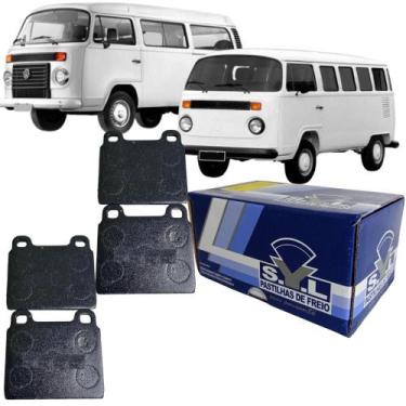 Imagem de Jogo Pastilha Freio Dianteiro Kombi 1982 a 2014 Syl