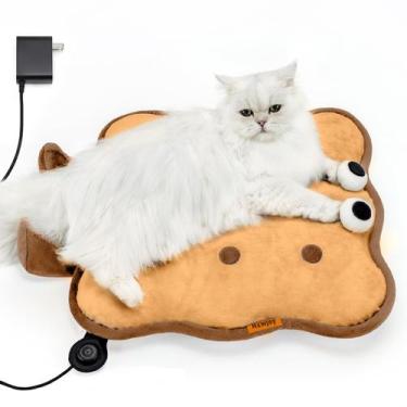 Imagem de Cama Térmica para Gatos Nxwjoy, Almofada Elétrica para Pets, Extra Gra