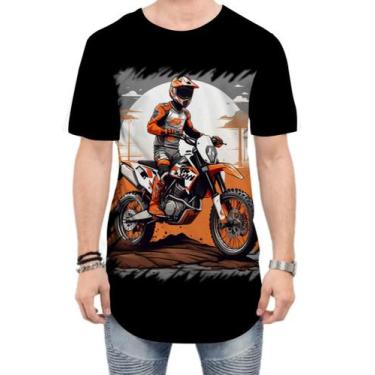 Imagem de Camiseta Longline de Motocross Moto Adrenalina 5 - Kasubeck Store®, G