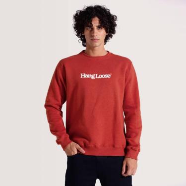Imagem de Moletom Hang Loose Typo Laranja-Masculino
