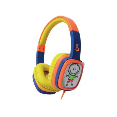 Imagem de Headphone Fone De Ouvido Infantil Oex Kids Cartoon Hp302 85Db