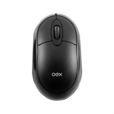 Imagem de Mouse OEX Standard Fit 1000DPI Sensor Óptico MS10 Preto