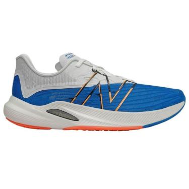 Imagem de Tênis New Balance Fuelcell Rebel V2 Masculino - Azul / Laranja 40-Masculino