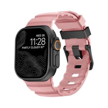 Imagem de Pulseira De Silicone Trail De 49mm 46mm 45mm 44mm Para Apple Watch Ult