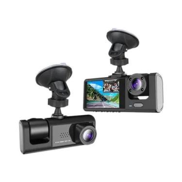 Imagem de Câmera DVR Para Carro 1080P WiFi Com Dupla Lente, Gravador Veicular Co
