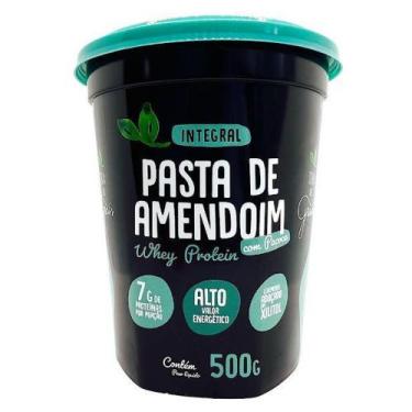 Imagem de Pasta de Amendoim Integral Whey Protein Paçoca 500g - Viva Salute
