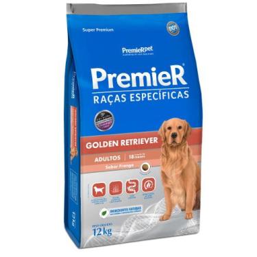 Imagem de Ração Premier Raças Específicas Para Cães Retriever Adultos Sabor Fran