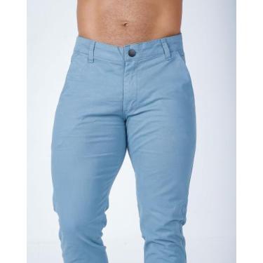 Imagem de calça social esporte - diversas, Azul piscina, 46