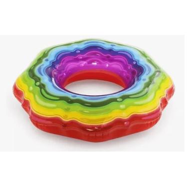 Imagem de Boia Gelatina Arco-íris 1.15m - BESTWAY