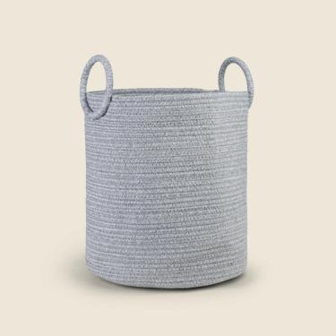 Imagem de Cesto Gray Algodão Cinza 34x36 - A\CASA