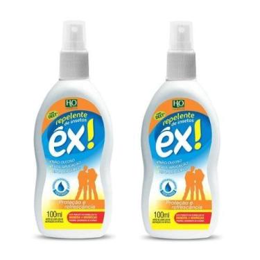 Imagem de Kit 2 Repelente De Insetos Éx Hipoalérgico Família 100ml - Éx!