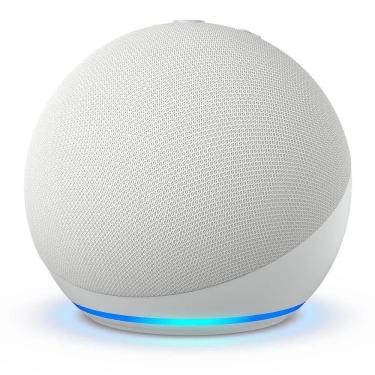 Imagem de Caixa de Som Inteligente Amazon Echo Dot 5ª Geração com Alexa Conectividade Wi-Fi e Bluetooth Branco