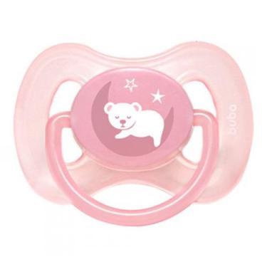 Imagem de Chupeta - Silicone Ultra Soft - 6m - Comfort - Urso Rosa - Buba - Buba