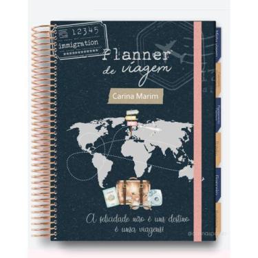 Imagem de Planner de viagens - Dimaria Stúdio, Laminação Brilho