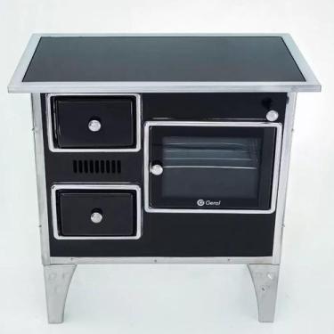 Imagem de Fogão Geral A Lenha N1 Direito Vitroceramico 10040032 Braslar, PRETO