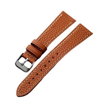 Imagem de Pulseira De Relógio Masculina Vintage Feita À Mão Em Couro Francês De 