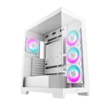 Imagem de Gabinete Gamer DeepCool CG580 4F Mid Tower ATX Com 4 Fans ARGB Branco