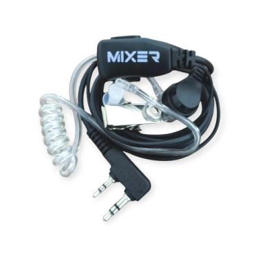 Imagem de Fone Para Rádio Comunicador HT Padrão Baofeng Silicone Alto Padrão MXK