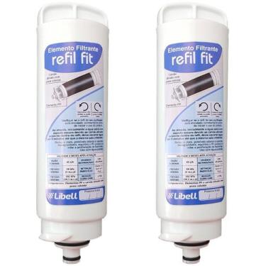 Imagem de Conjunto 2 Refis Para Purificador De Água Acquafit Libell