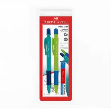 Imagem de Lapiseira 0.7mm Poly Slim Azul e Verde SM/07SLIMAV233754 com 2 unidade
