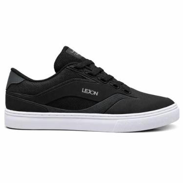 Imagem de Tênis Lejon Step Skate Slim Basico Casual Masculino Original Cor:Preto