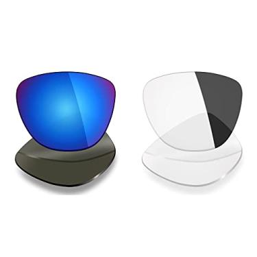 Imagem de Mryok 2 pares de lentes polarizadas de substituição para óculos de sol Oakley Frogskins – opções