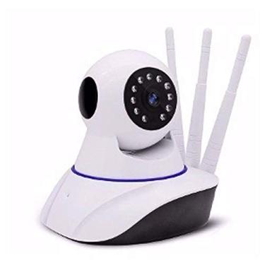 Imagem de Camera Ip Wireless Sem Fio Wifi Hd 3 Antenas Sensor Noturna