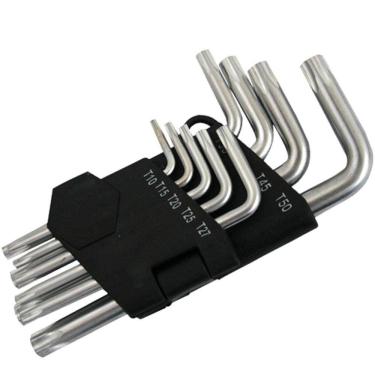 Imagem de Chave Torx Furo 9 Peças Etilux Western-W2064