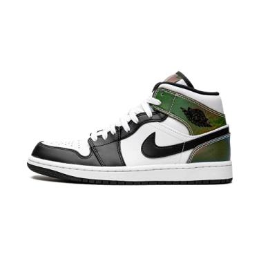 Imagem de Jordan Mens Air Jordan 1 Mid SE DM7802 100 Heat Reactive - Size 11.5 White/Black