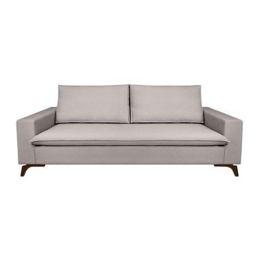 Imagem de sofá 3 lugares gregory bege 220 cm