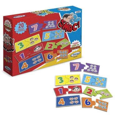 Imagem de Associando Números E. Quantidades Turma Da Mônica