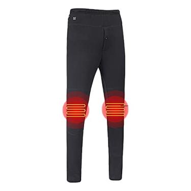 Imagem de Calças térmicas femininas roupa íntima térmica térmica para mulheres, leggings de aquecimento elétrico USB (sem bateria), homens, 3GG