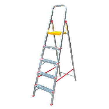 Imagem de Escada Residencial Alulev 5 Degraus Rn205 (4 Degraus + Plataforma) Peça