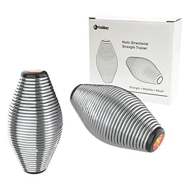 Imagem de Pacote com 2 unidades de treinamento de força de aderência, bola de estresse Goldboy Spring – exercitador de dedo e polegar fortalecedor de aderência | Terapia de alívio de estresse e ansiedade