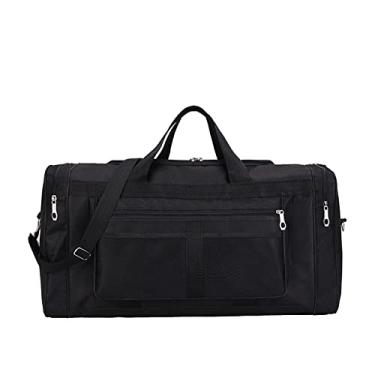 Imagem de Colaxi Adulto Unissex Bolsa De De Grande Capacidade, Bolsa De Mão, Impermeável, Resistente Ao Desgaste, Bolsa De Semana Pa Natação,Preto