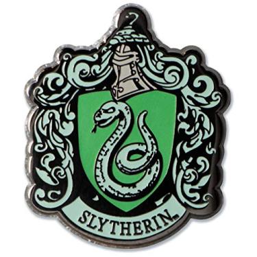 Imagem de Ata-Boy Emblema esmaltado colorido Harry Potter Sonserina brasão 2,5 cm, Verde, tamanho �nico