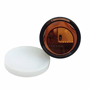 Imagem de Prisma amarelo para estação total de 64 mm rosca de pino revestido de alumínio M20