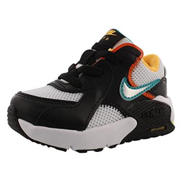 Imagem de Nike T nis infantil Air Max Excee antracite/prata met lica (CD6893 010), Branco/cromado/preto-branco-cj2004100, 19 BR
