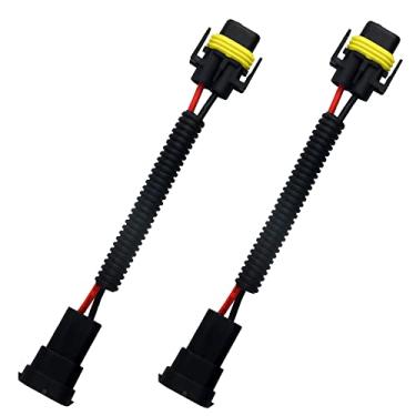 Imagem de WMYCONGCONG 2 peças H8 H9 H11 extensão chicote soquetes macho fêmea conector rabicho adaptador para faróis de neblina