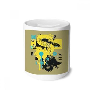 Imagem de DIYthinker Graffiti Street – Caixa de dinheiro feminina amarela azul e preta