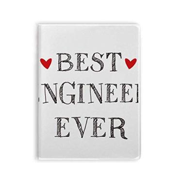 Imagem de Best engineer ever Citação Profissional Caderno Goma Diário Capa Macia Diário