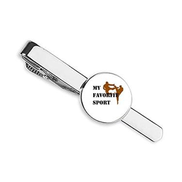 Imagem de Gravata com clipe de gravata Like Sports Fitness Balanced Taekwondo