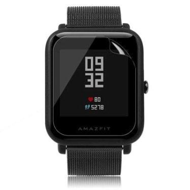 Imagem de Kit Películas TPU/GEL Ultrafinas para Smartwatch Amazfit Bip, Bip Lite, Bip S, Q9, BW HL1, B57, A1 C/ 2 Un.