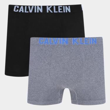 Imagem de Kit Cueca Boxer Calvin Klein Trunk Sem Costura 2 Peças