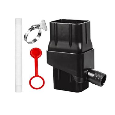 Imagem de Generic Sistema de de Água da Chuva, Conector de Desviador de Barril de Chuva com Mangueira de 50", Desviador de Água de Chuva, Coletor de Chuva para, PRETO